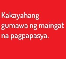 slogan tungkol sa pagpapasya|10 halimbawa ng maingat na pagpapasya .
